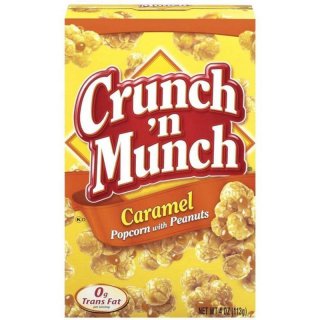 Crunch n Munch Caramel Popcorn mit Erdnüssen (99g)