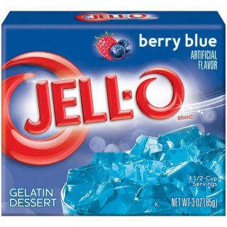 Jell-O Berry Blue Gelatin Dessert (85g)