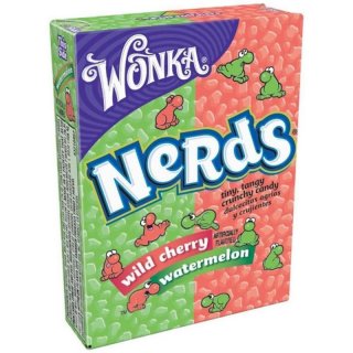 Wonka Nerds Wild Cherry - Watermelon (36x46,7g)