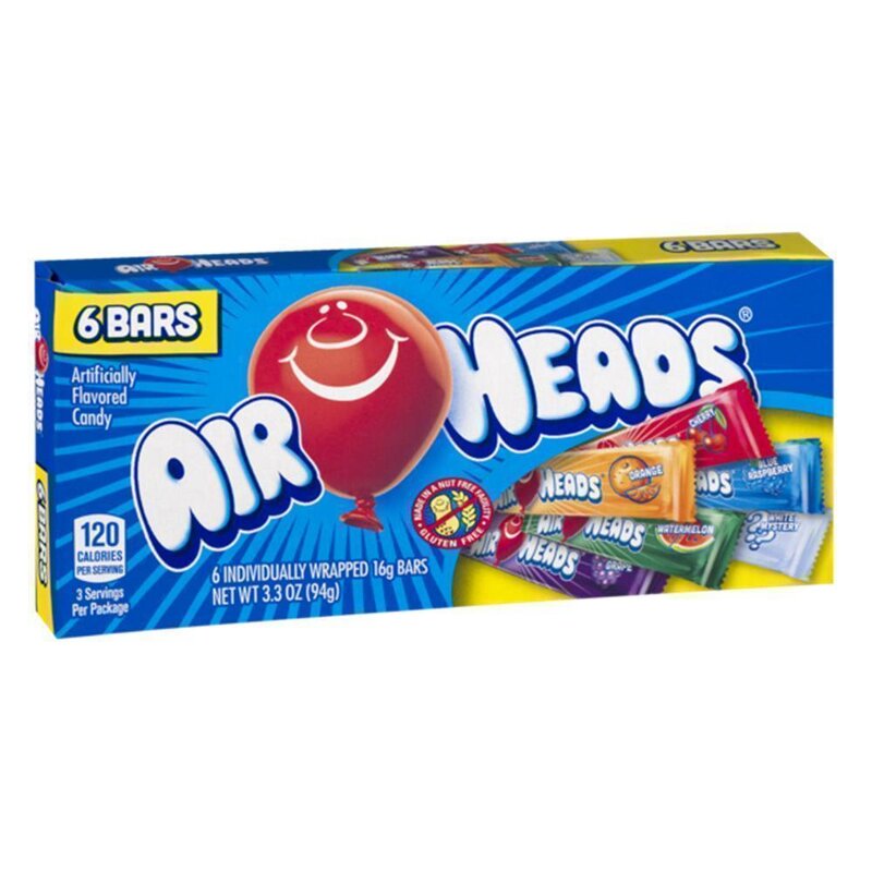 Air Heads - Theater Box 6 Bars - 1 x 94g