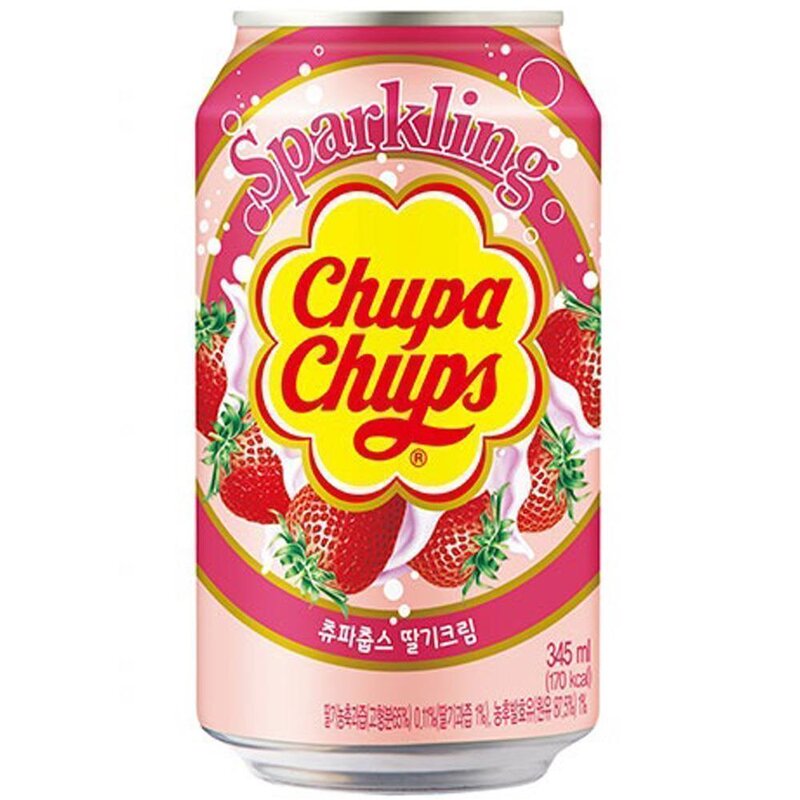 Chupa Chups - Sparkling Erdbeer - 1 x 345 ml