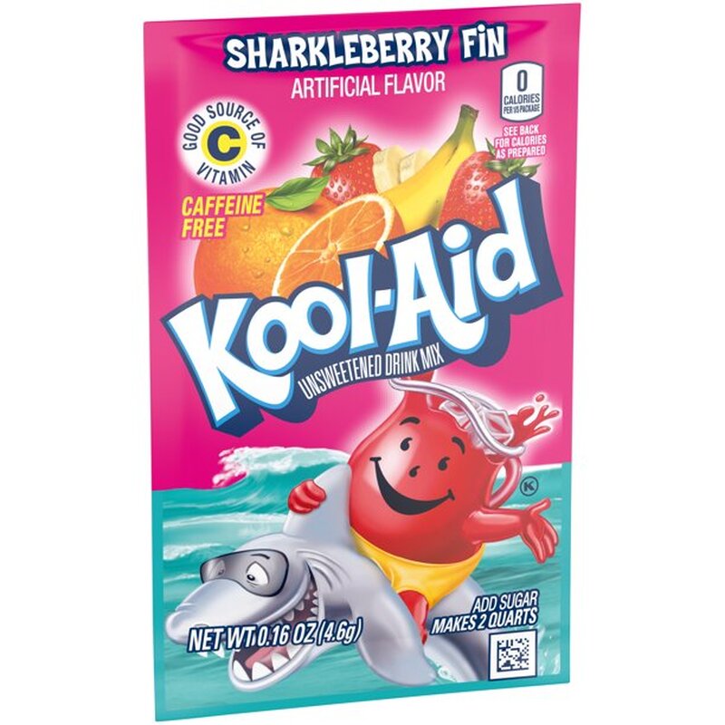 Kool-Aid Drink Mix - Sharkleberry Fin - 1 x 4,6 g