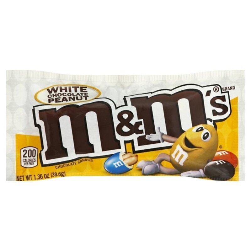 m&ms - White Chocolate Peanut - 1 x 38,6g