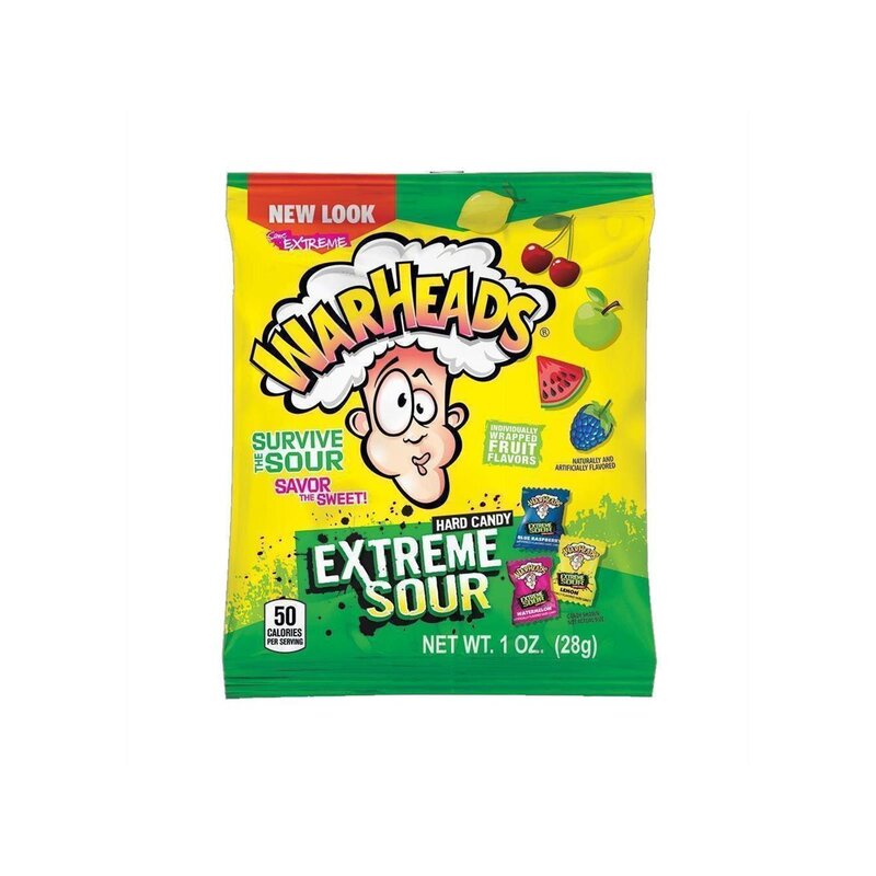 Warheads - Extreme Sour Hard Candy - 1 x 28g
