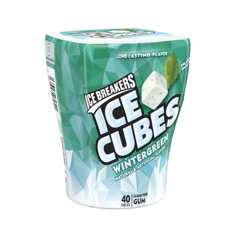 Ice Breakers - Ice Cubes Wintergreen - Sugar Free - 40 Stück