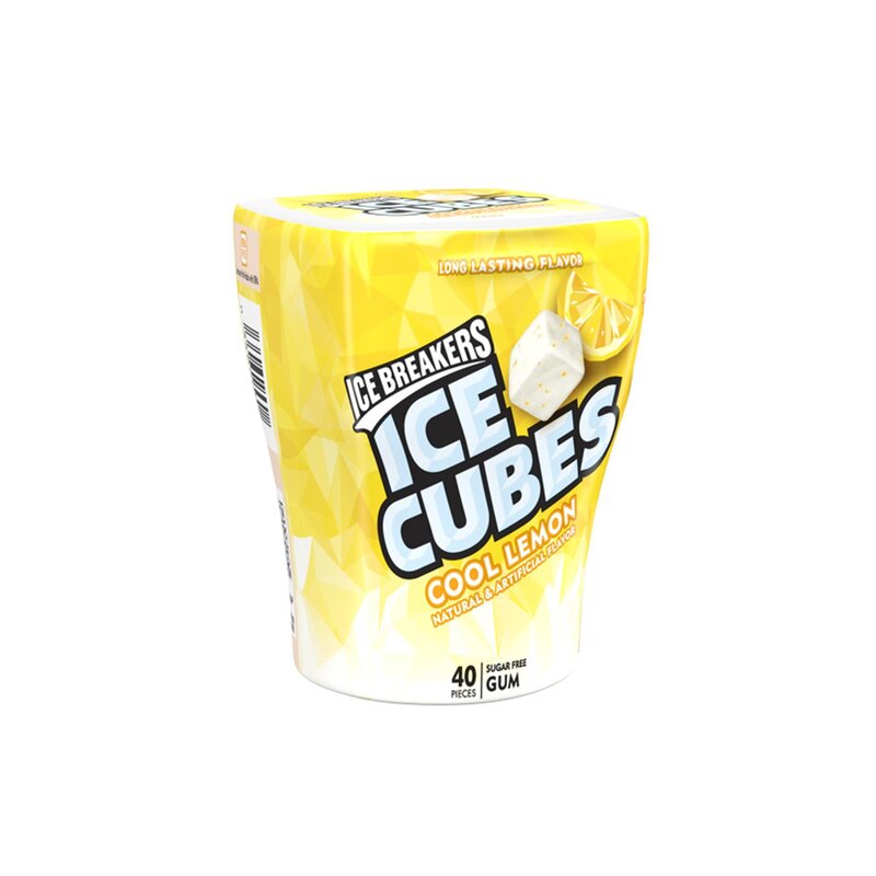 Ice Breakers - Ice Cubes Cool Lemon - Sugar Free - 40 Stück