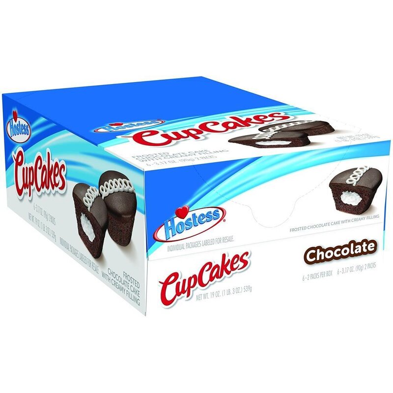 Hostess - CupCakes Frosted Chocolade - 6 x 90g