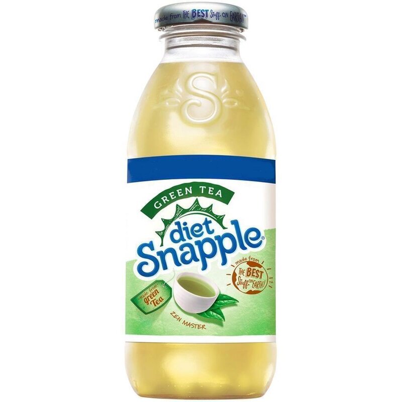 Snapple - DIET Green Tea Glasflasche - 1 x 473 ml