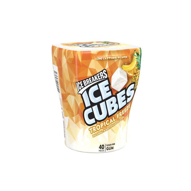 Ice Breakers - Ice Cubes Tropical Freeze - Sugar Free - 40 Stück