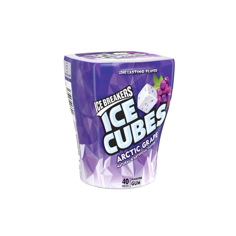 Ice Breakers - Ice Cubes Arctic Grape - Sugar Free - 40 Stück