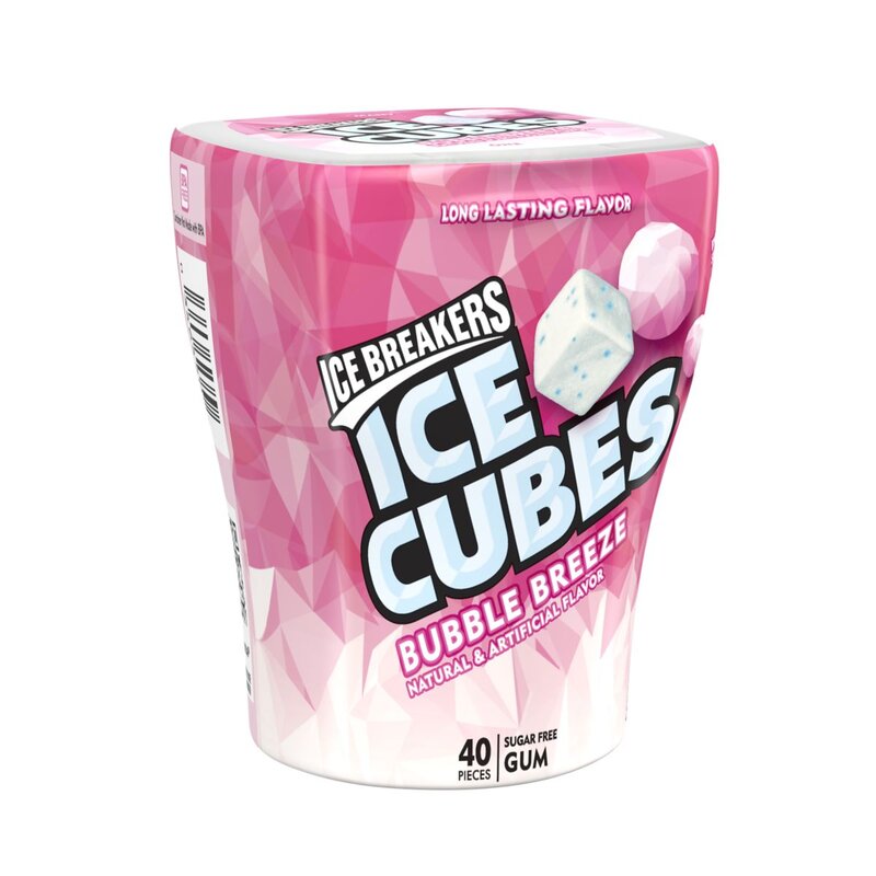 Ice Breakers - Ice Cubes Bubble Breeze - Sugar Free - 40 Stück