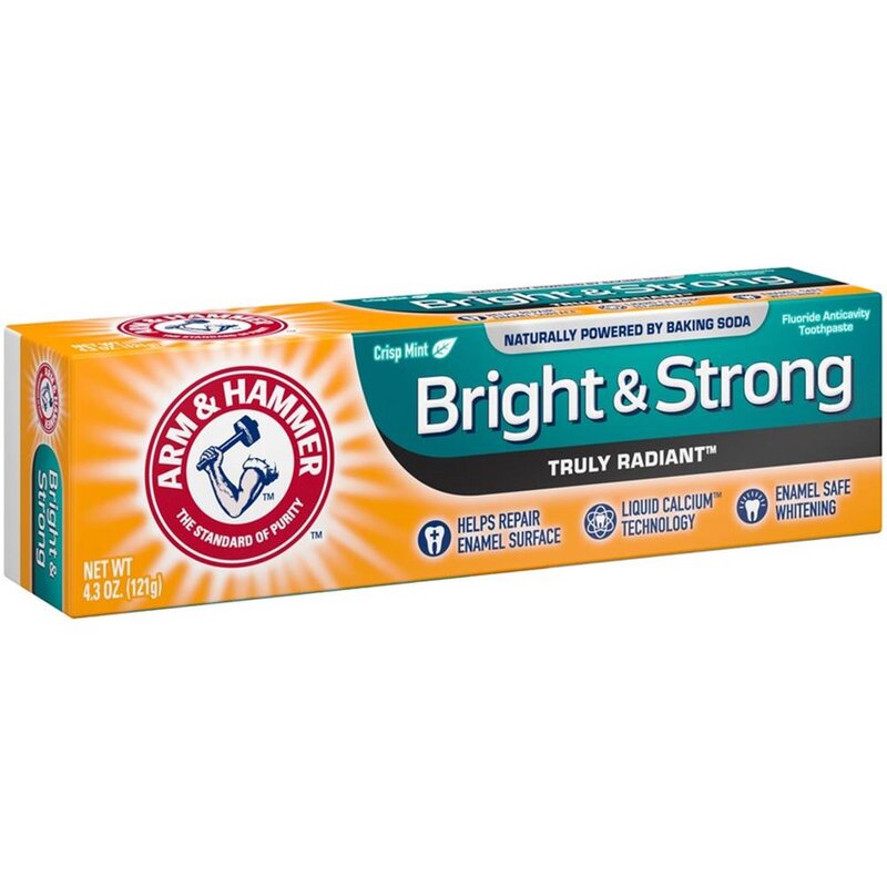 Arm & Hammer - Bright & Strong Crisp Mint Toothpaste - 1 x 121g