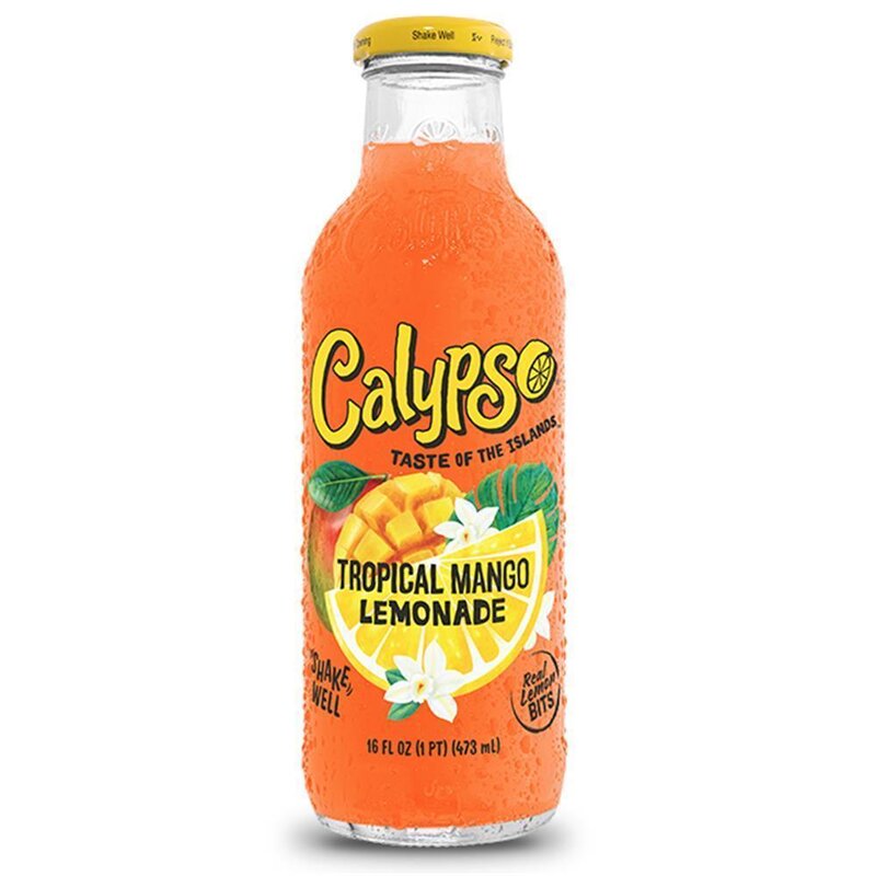 Calypso - Tropical Mango Lemonade - Glasflasche - 1 x 473 ml