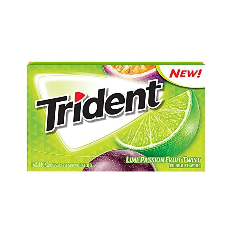 Trident - Lime Passionfruit Twist - 1 x 14 Stück