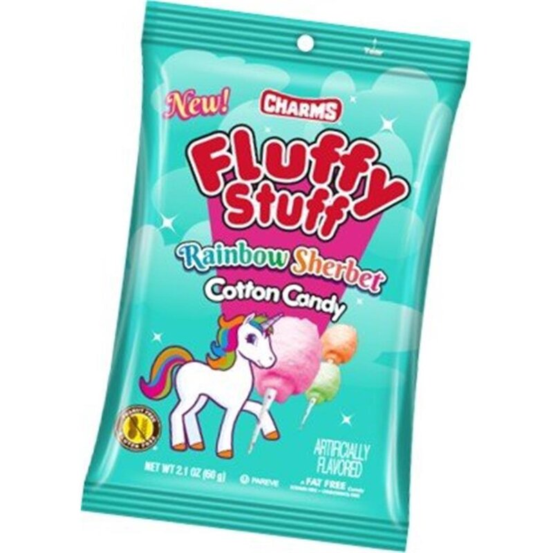 Fluffy Stuff Unicorn Rainbow Sherbet Cotton Candy - 60g