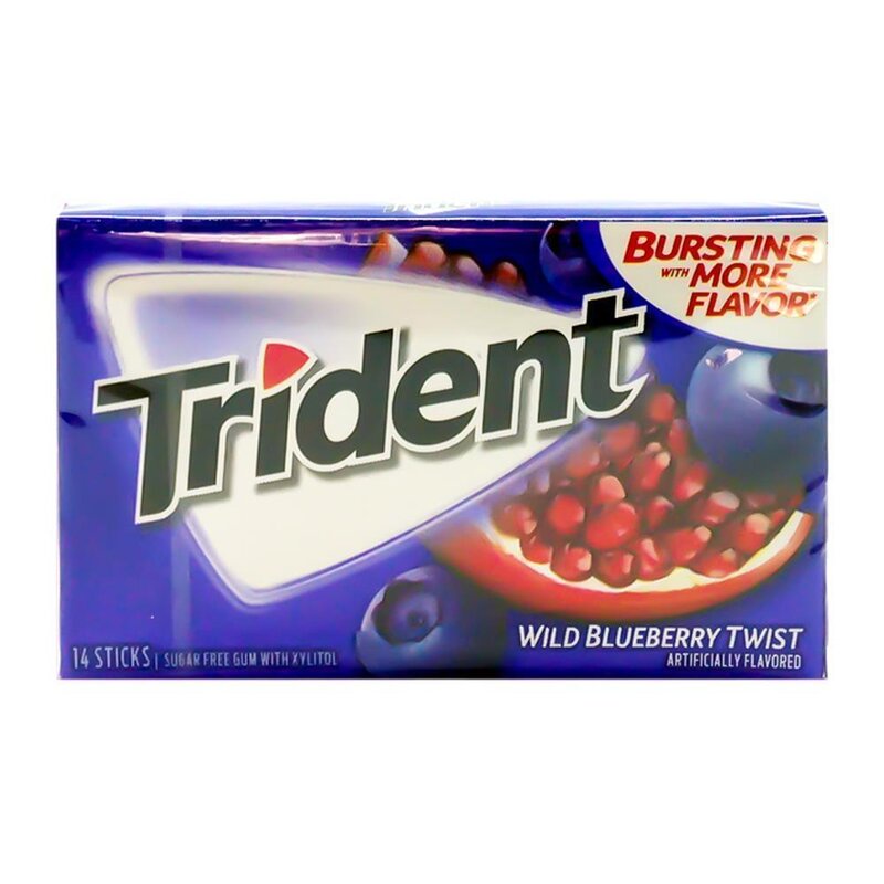 Trident - Wild Blueberry Twist - 14 Stück