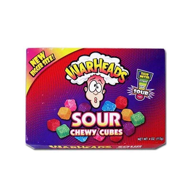Warheads Sour Chewy Cubes - 113g