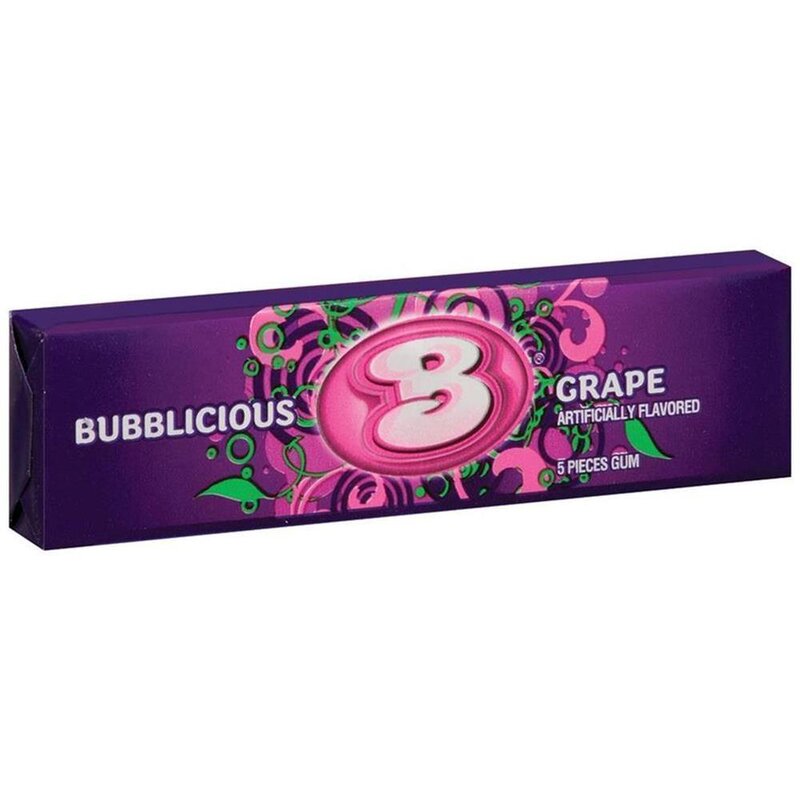Bubblicious Grape 5 Stück - 40g