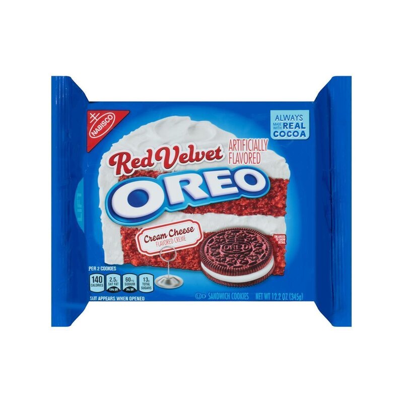 Oreo - Red Velvet Cream Cheese Sandwich Cookies - Limited Edition - 345g