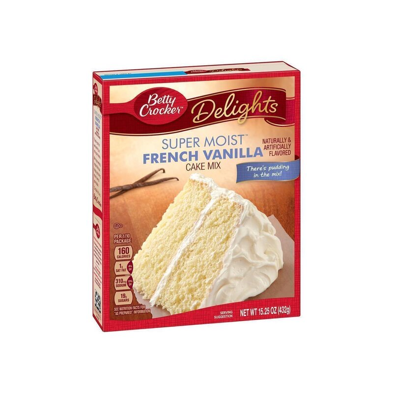 Betty Crocker - Super Moist - French Vanilla Cake Mix - 432 g