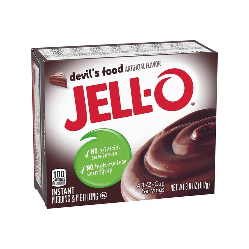 Jell-O - Devils Food Instant Pudding & Pie Filling - 24 x 107 g