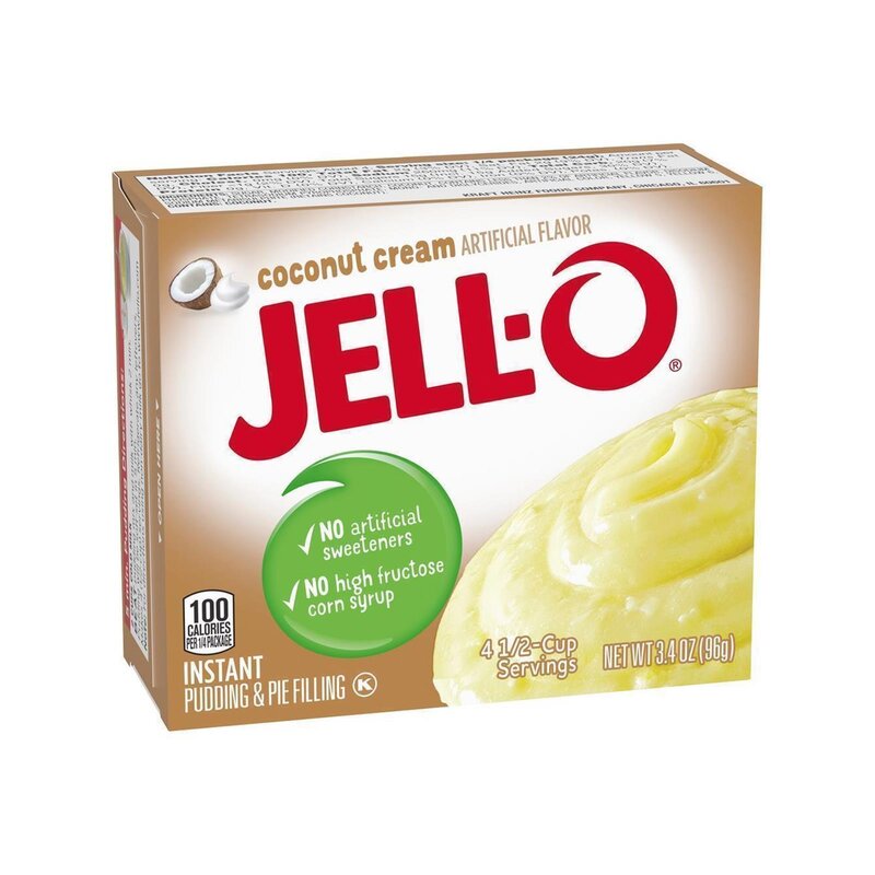 Jell-O - Coconut Cream Instant Pudding & Pie Filling - 96 g