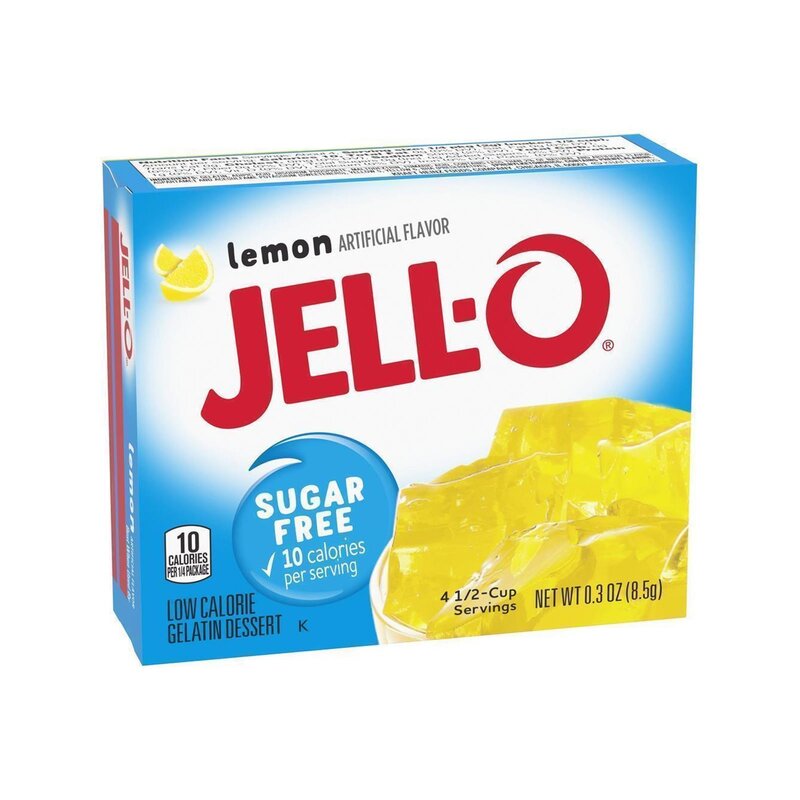 Jell-O - Sugar Free Lemon Gelatin Dessert - 8,5 g