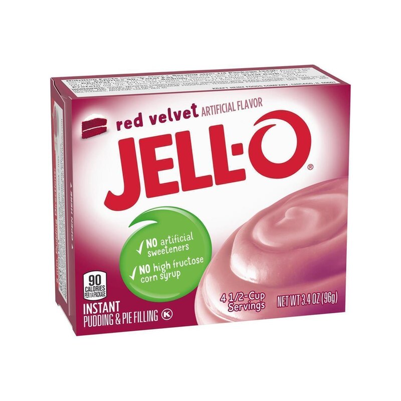Jell-O - Red Velvet Instant Pudding & Pie Filling - 24 x 96 g