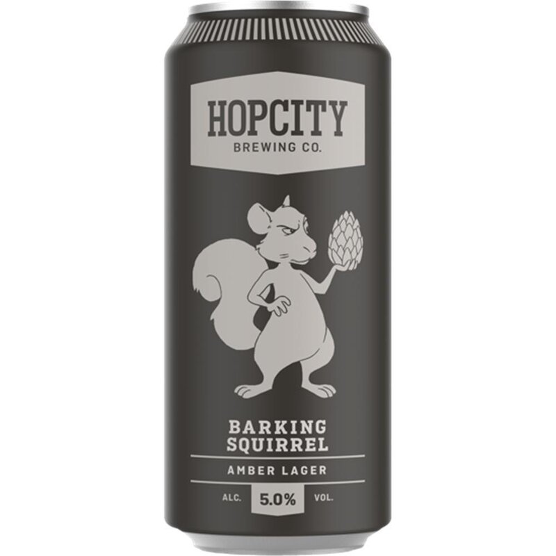 Hopcity - Barking Squirrel Amber Lager - 5% Alc. - 473 ml