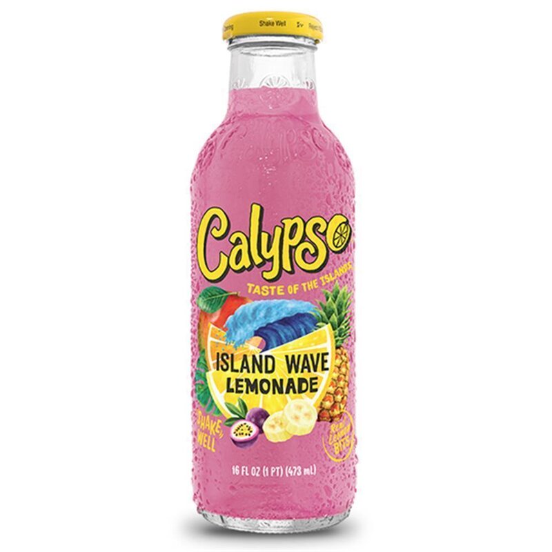 Calypso - Island Wave Lemonade - Glasflasche - 1 x 473 ml