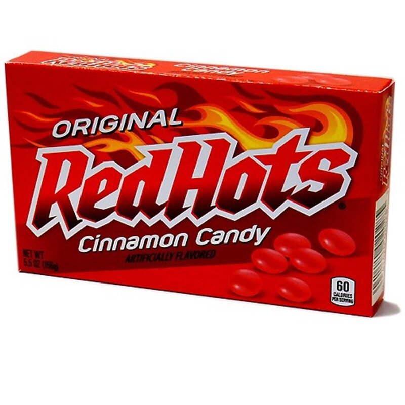 Red Hots - Cinnamon Flavored Candy - 1 x 156g