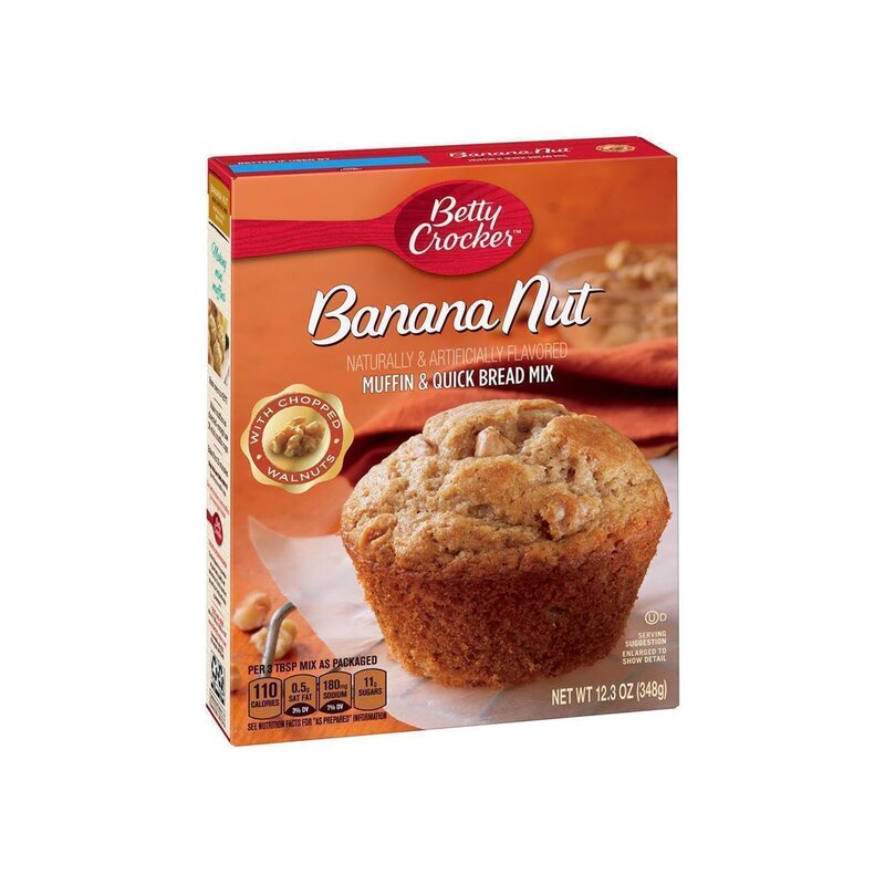 Betty Crocker - Banana Nut Muffin and Quick Bread Mix - 348 g