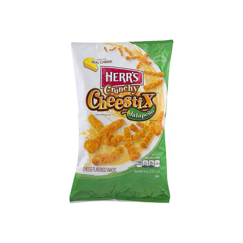 Herrs - Crunchy Cheestix Jalapeno - 255,2g
