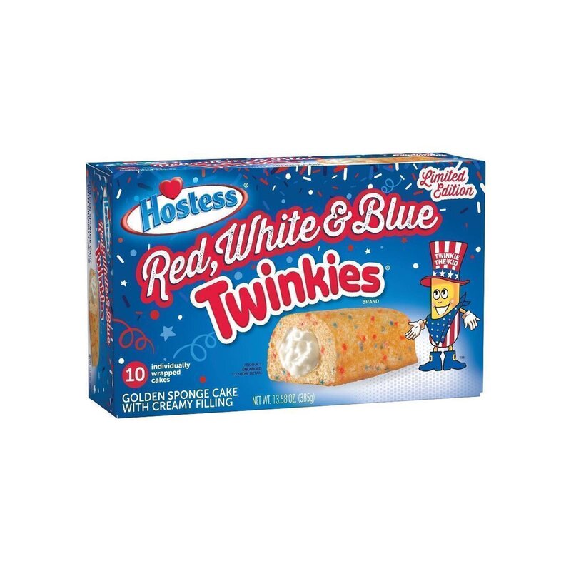 Hostess Twinkies - Red, White & Blue - Limited Edition - 385g