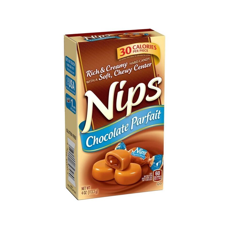Nips Hard Candy with Chewy - Chocolate Parfait - 113,3g