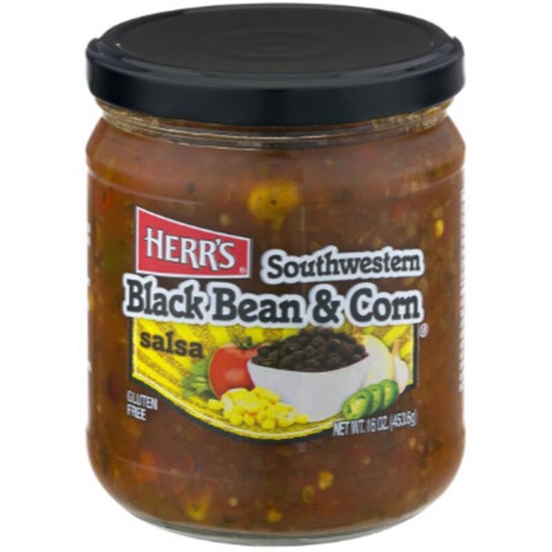 Herrs - Southwestern Black Bean & Corn Salsa - 1 x 453,6g