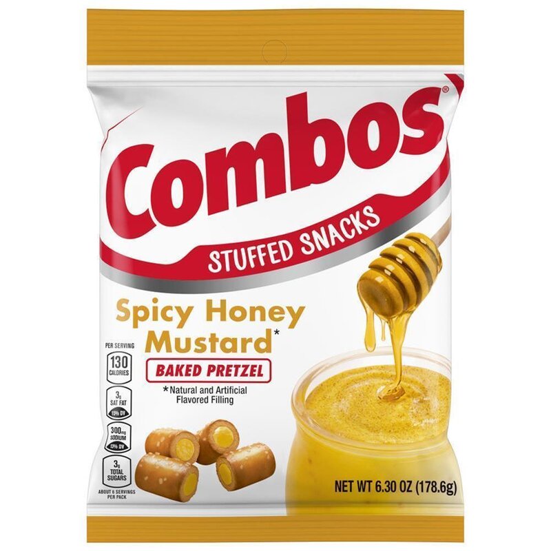 Combos Stuffed Snacks - Spicey Honey Mustard - 178,6g