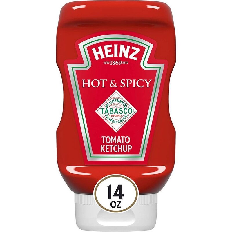 Heinz Hot & Spicy Tabasco Tomato Ketchup - 397g