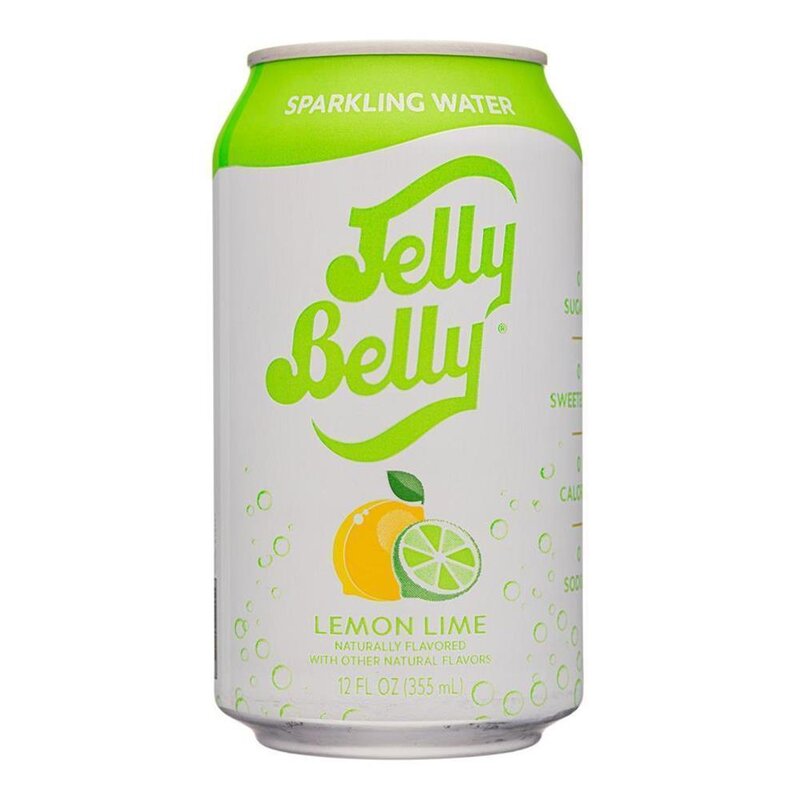 JellyBelly Sparkling Water Lemon Lime - 1 x 355ml