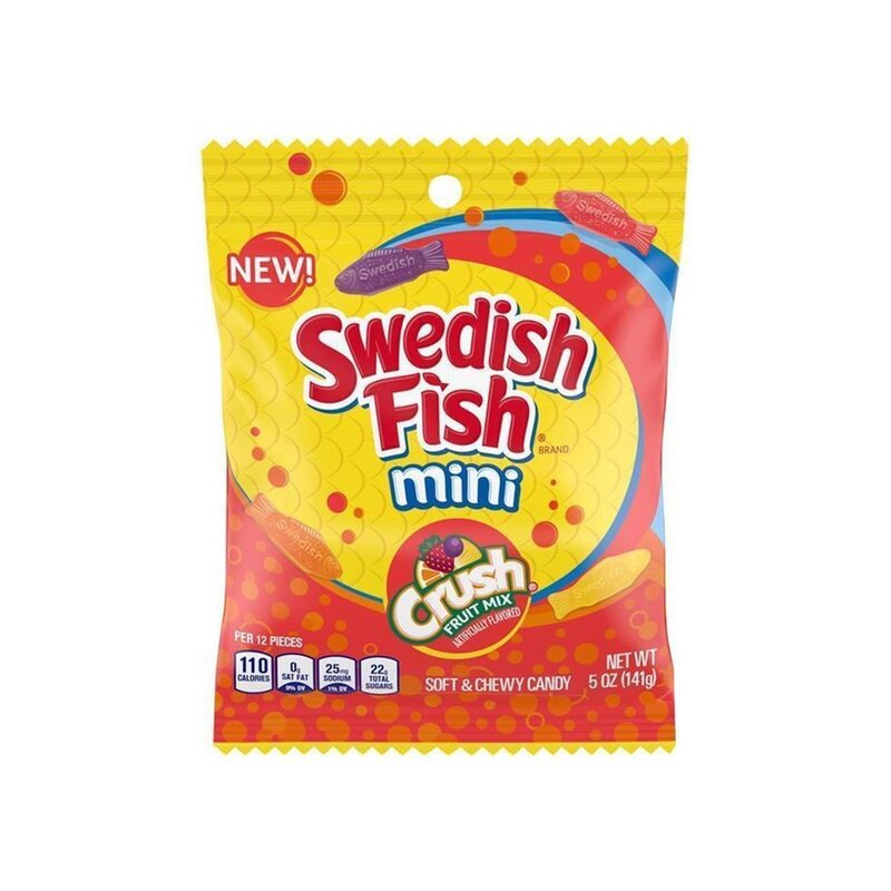 Swedish Fish mini - Crush Fruit Mix - 141g