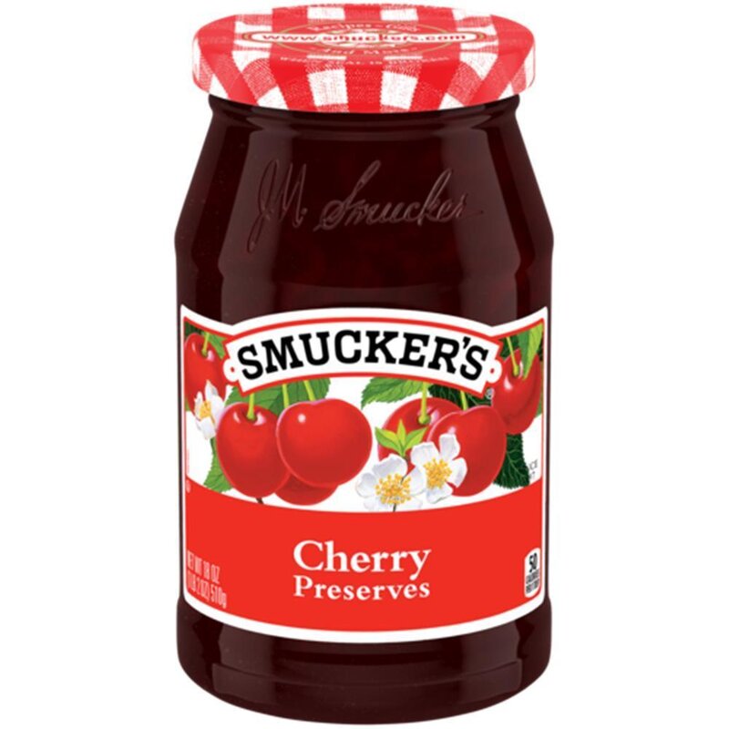 Smuckers Cherry Preserves - Glas - 510g