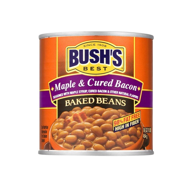 Bushs - Maple & Cured Bacon - Baked Beans - 454 g