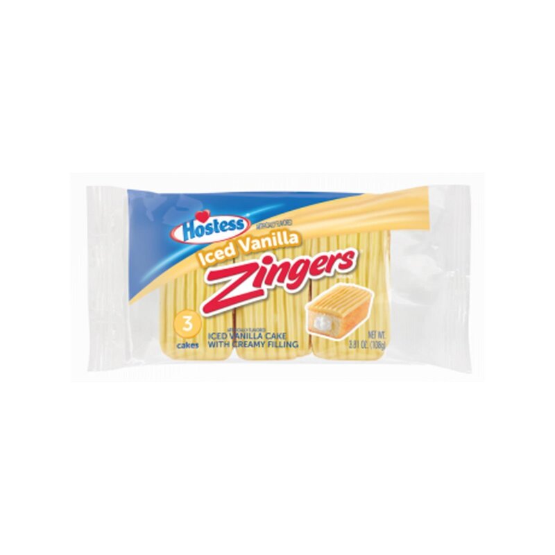 Hostess - Zingers Iced Vanilla - 36 x 108g