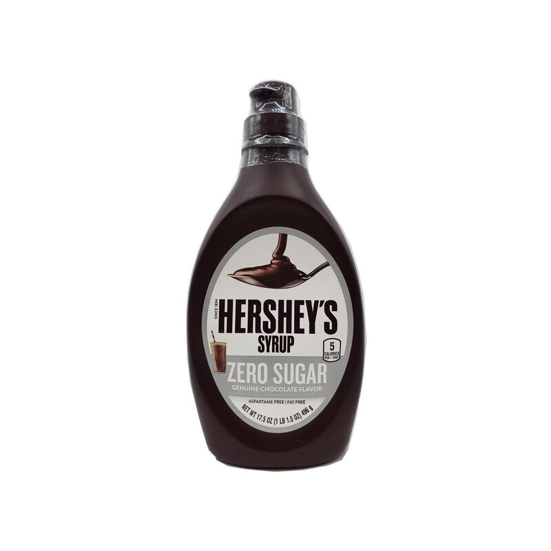 Hersheys Genuine Chocolate Syrup Zero Sugar - 496g