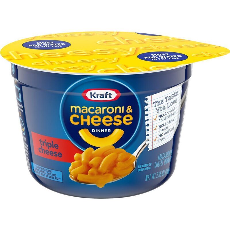 Kraft - Macaroni and Cheese Triple Cheese Cup - 58 g