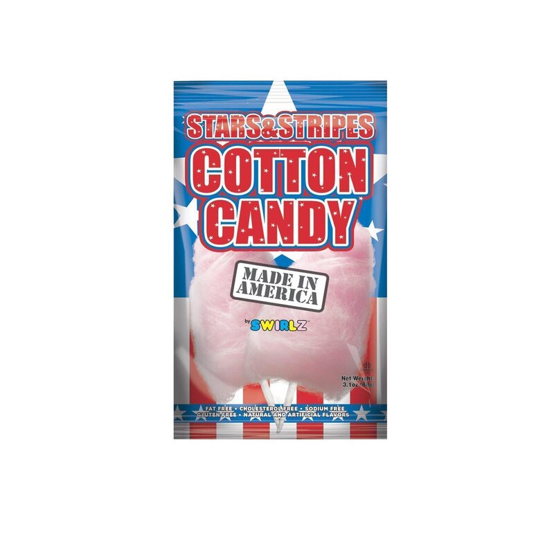 Stars & Stripes Cotton Candy by Swirlz - 88g