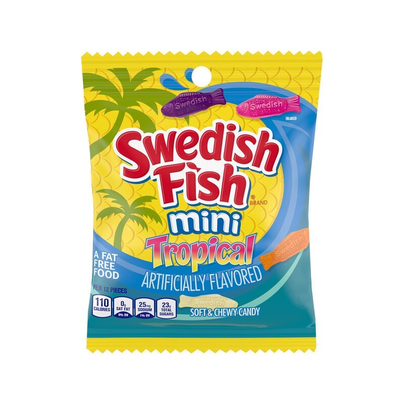 Swedish Fish mini Tropical - 141g