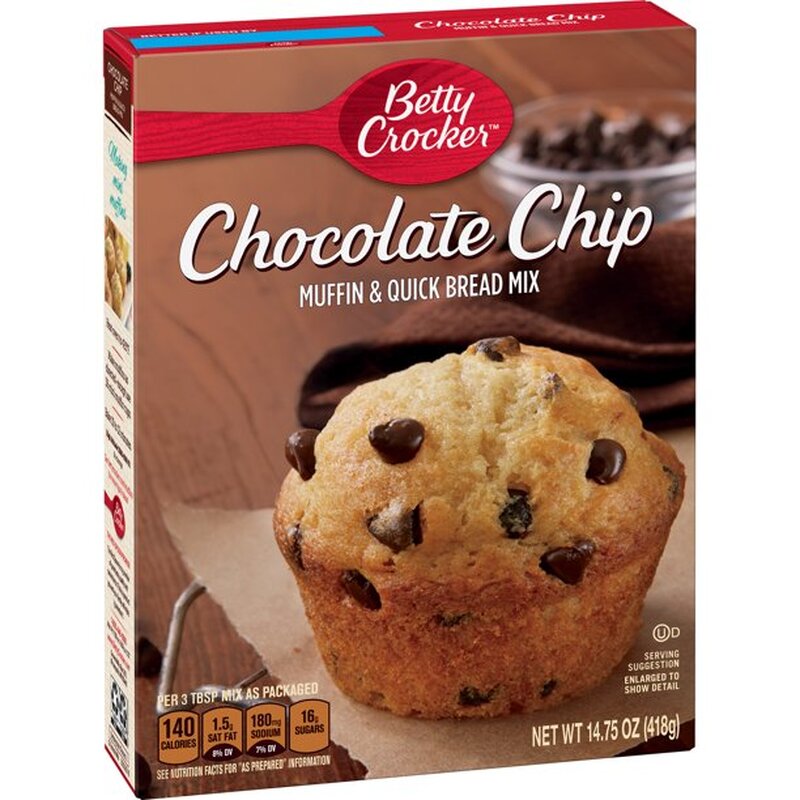 Betty Crocker - Chocolate Chip Muffin & Quick Bread mix - 418g