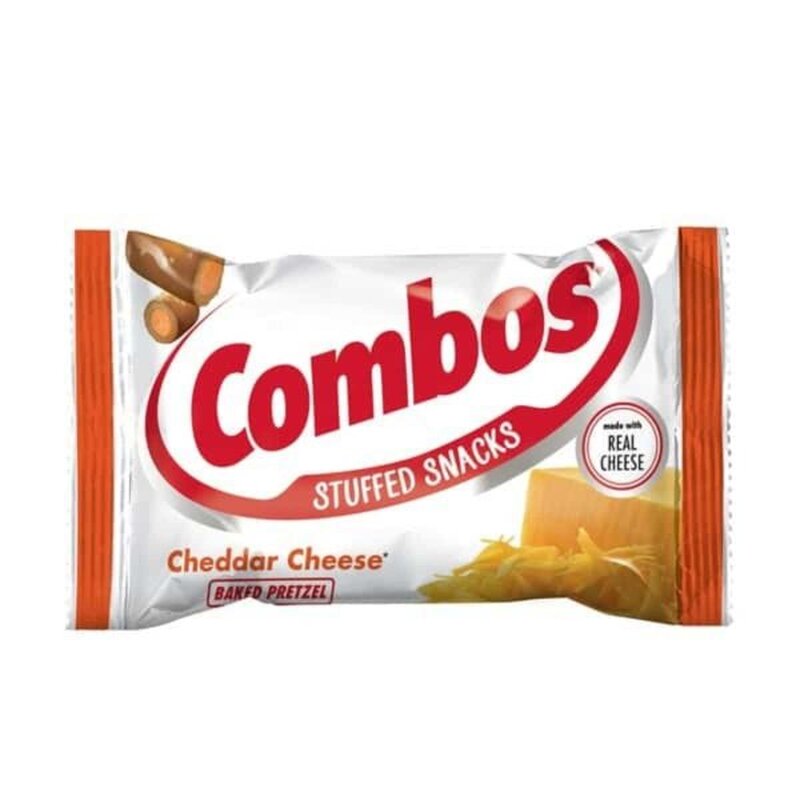 Combos Stuffed Snacks - Cheddar Cheese - Baked Pretzel - 51g