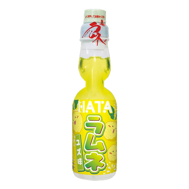 Hata Kosen Ramune Yuzu Taste Soda - 1 x 200ml
